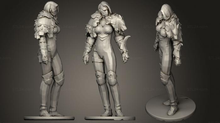 Figurines of girls (Ayoo Norm Female, STKGL_0235) 3D models for cnc